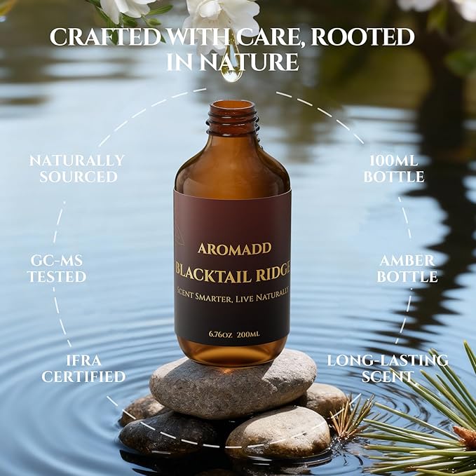 Hotel Collection Diffuser Oil Blacktail Ridge – Inspired by Luxury Hotel Scent for Waterless & Cold Air Diffusers –6.76 Fl Oz (200ml) Long-Lasting Home Fragrance for Living Room & Bedroom - Bloomnest
