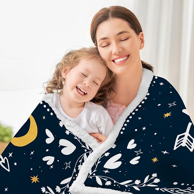 GEEMBI Birthday Gifts for Mom from Daughter or Son - Blue Mama Wearable Blanket Hoodie 47x72 in - Birthday Gifts for Women, Gift for Mother in Law, Mama Gift Ideas, Blanket for Mom - Bloomnest