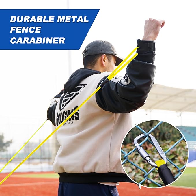Resistance Bands for Pitchers, Baseball & Softball Training Equipment for Improving Arm Strength & Pitching Training, Baseball Pitching Bands for All Skill Levels - Bloomnest