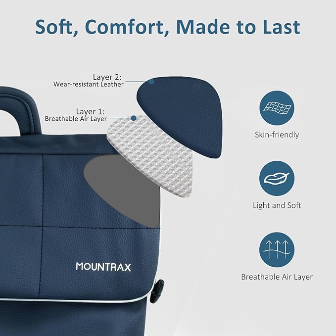 MOUNTRAX Back Massager for Chair, Full Back Massager for Pain Relief Deep Tissue, Massage Chair Pad with Soft S-Curve Design, Versatile Portable Massage Seat Cushion, Chair Massager - Bloomnest
