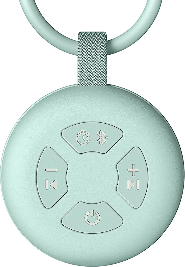 Portable Sound Machine for Baby | White Noise | 12 Soothing Sounds | Noise Canceling for Travel, Office, Nursery | Baby Shower | Registry Gift | Sleep Soother for Babies Kids Adults | Mint - Bloomnest