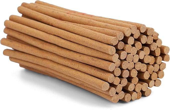 Yajna Patchouli-100%-Natural-Incense-Bambooless-Dhoop-Sticks Handmade-Organic-Chemicals-Free for-Purification-Relaxation-Positivity-Yoga-Meditation The-Best-scents-4.5-Inches-60-Count