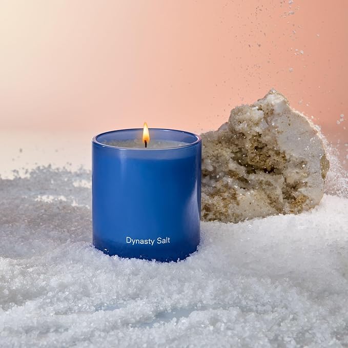 Boy Smells Dynasty Salt Cotton Candle - 8.5 oz Luxury Candle with Pink Pepper, Cotton Accord, and Musk - Cotton Wick - Up to 50-Hour Burn - Cotton Wick - Bloomnest