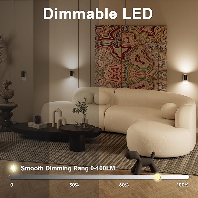 NIORSUN Night Lights Plug into Wall, Dimmable with 3 Color Modes & Auto On/Off Sensor, Ultra-Slim Nightlight for Hallway, Bathroom, Bedroom, Nursery, Kitchen (2 Pack, Black) - Bloomnest