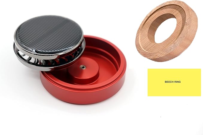 Solar Energy Powered Air Freshener Natural Essential Oil Diffuser Car Perfume Scent Fragrance Purifier Rotating Relieve Fatigue Aromatherapy for Home Office Car Decoration Gifts - Bloomnest