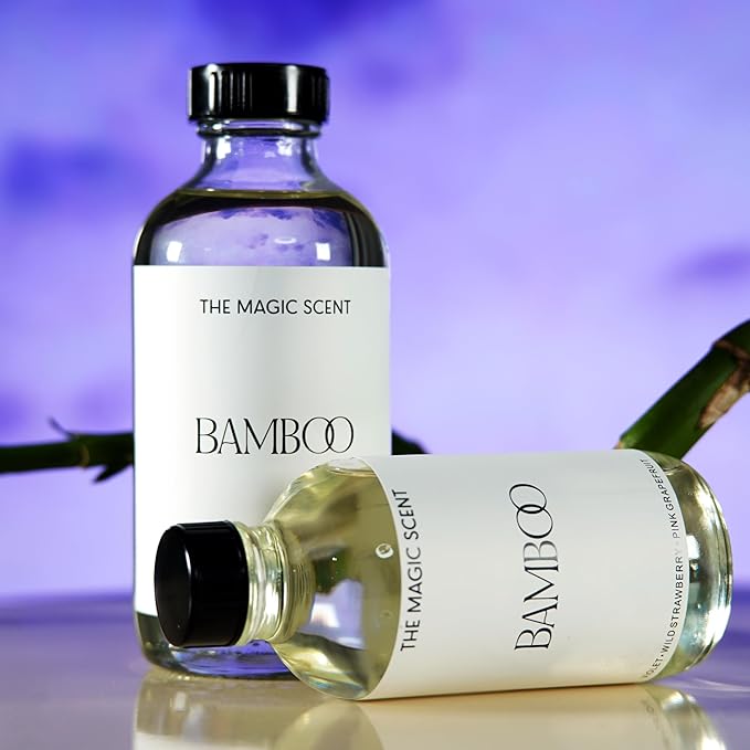 The Magic Scent Bamboo Diffuser Oil - Hotel & Home Luxury Scents Inspired by The Four Seasons, Bora Bora - Diffuser Oil Scents for Home Designed for Use in All Diffusers - 8.5 fl oz, 250 mL - Bloomnest
