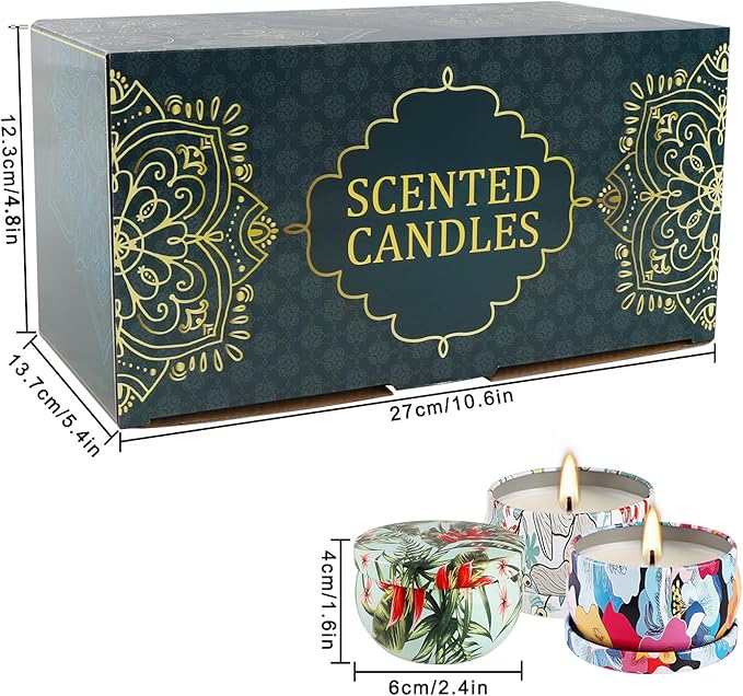 24Pack Scented Candles,Soy Wax Travel Tin Jar Candles,Aromatherapy Candles for Home 2.5 OZ Scented Candles for Mom for Christmas Candles, Birthday, Thanksgiving, Mother's Day,Valentine'sDay - Bloomnest