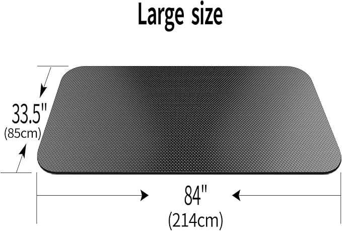 Large Exercise Mat,Exercise Equipment Mat,Treadmill Mat, Exercise Bike Mat, Workout Mats for Home Gym Mats Gym Flooring Rubber Workout Mat Fitness Mat Large Yoga Mat Cardio Mat for Weightlifting, Jump Rope, Non-slipping - Bloomnest
