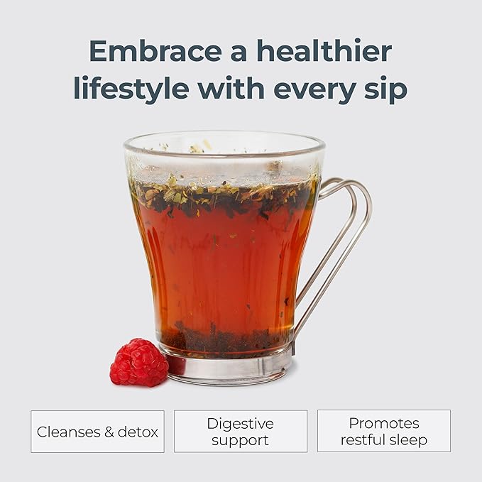 Michelle Peiret Liver Detox Tea, Milk Thistle Liver Detox, All Natural Ingredients Dandelion Tea, Cleanses & Promotes Overall Wellness - 15 Servings - Bloomnest