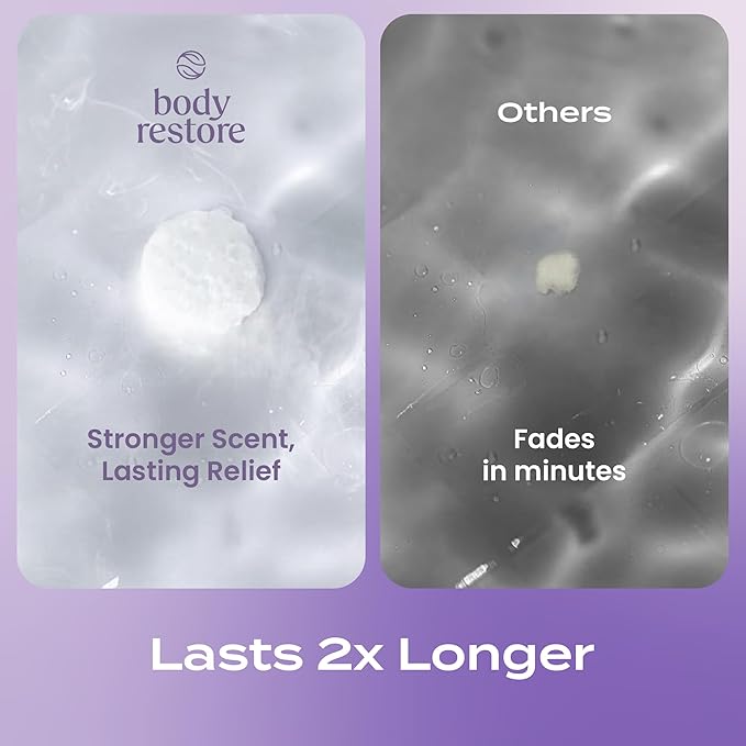 Body Restore Shower Steamers Aromatherapy 15 Pack – Valentines Day Gifts for Her and Him, Birthday Gifts for Women and Men, Relaxation, Stress Relief, Self Care – Lavender - Bloomnest