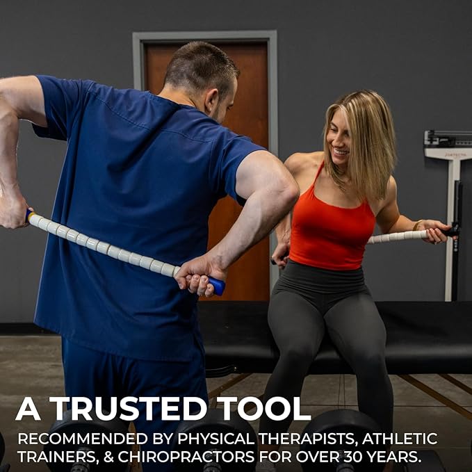 The Original Massage Stick - Self Myofasical Release Muscle Roller Stick - 24" Stiff Stick