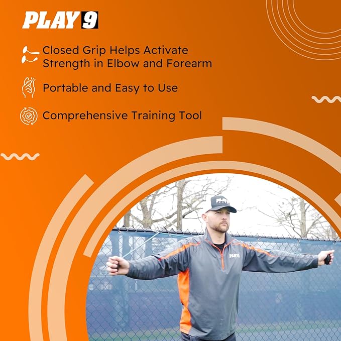 Play 9 Sports Resistance Exercise Bands Baseball Activation Elastic Training Athletes Equipment Bands - Bloomnest