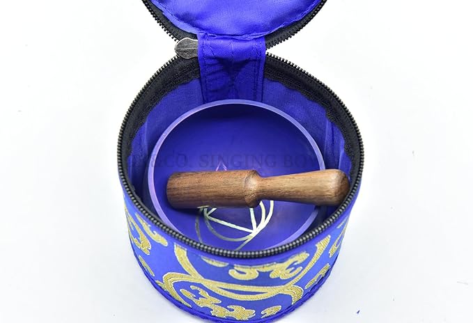 GK&CO. 3 Inch Chakra Tibetan singing bowls set, choose your favorite chakra bowl, improve your chakra meditation practice (The 3rd Eye Chakra) - Bloomnest