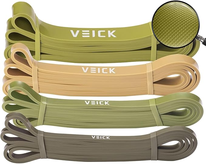 VEICK Resistance Bands for Working Out, Exercise Bands, Workout Bands, Pull Up Assistance Bands, Long Heavy Stretch Bands Set for Men and Women, Power Weight Gym at Home Fitness Equipment - Bloomnest