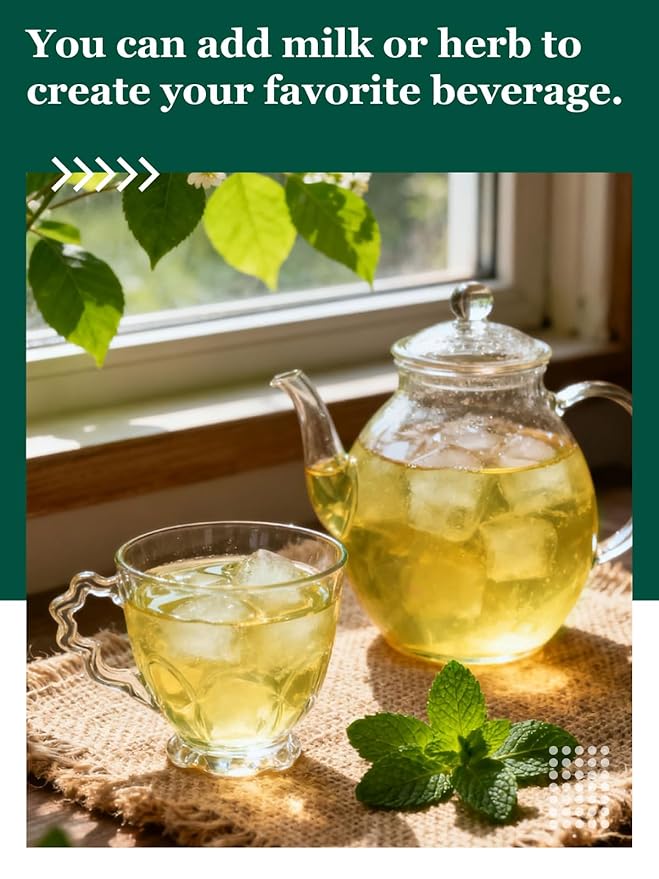 HYNTMYT Lemon Balm Tea Bags, Refreshing & Aromatic, Natural Lemon Balm Leaves Herbal Tea, Caffeine Free, 120 Count - Bloomnest