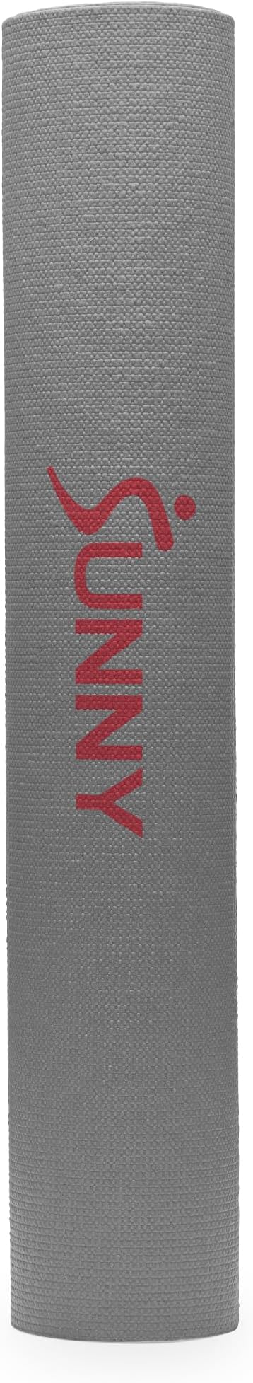 Sunny Health & Fitness Non-Slip Yoga Mat – Durable, Anti-Tear, Lightweight, Cushioned Support for Yoga, Pilates, Stretching Exercises, Meditation and Floor Workouts | Multiple Sizes & Colors - Bloomnest