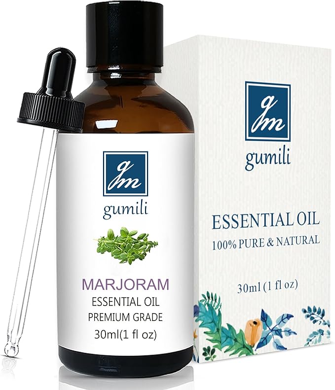Marjoram Essential Oil 1 Oz – 100% Pure Natural Sweet Marjoram Essential Oil for Diffuser, Skin, Massage & DIY, Fresh Herbal Aroma - Bloomnest