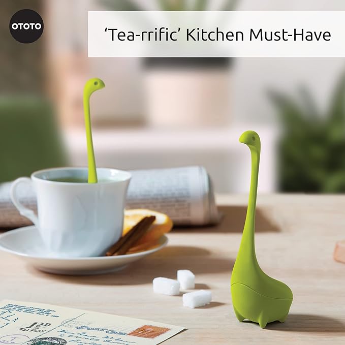 OTOTO Cute Tea Infuser - Loose Leaf Tea Steeper, Tea Accessories, Tea Diffusers for Loose Leaf Tea, Tea Strainers, Cute Gifts, Tea Gift Set, Kitchen Gifts, Cooking Gadgets - Bloomnest