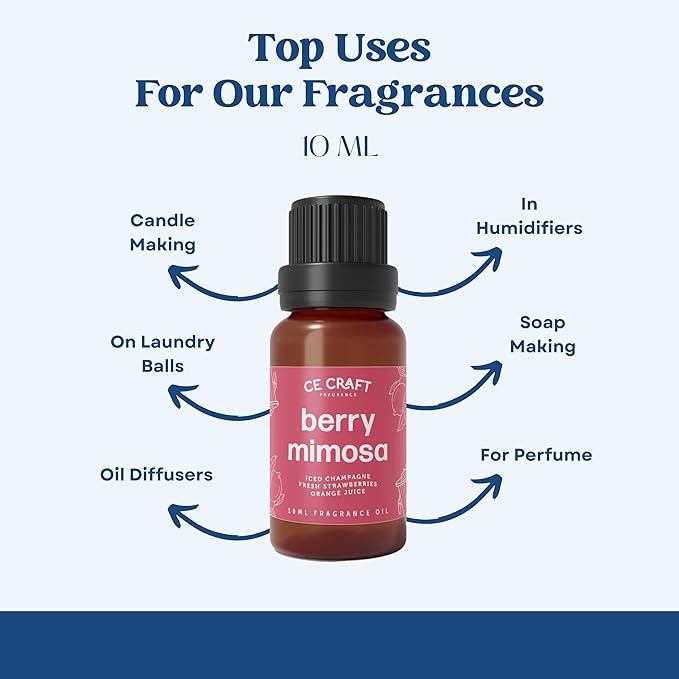 CANDECraftCo Premium Fragrance Oil – Diffuser Oils Fragrances Scented for Home, Candle Soap Making Supplies, Aromatherapy Blends for House (0.34 Fl Oz) (2-Pack, Whiskey & Oak) - Bloomnest
