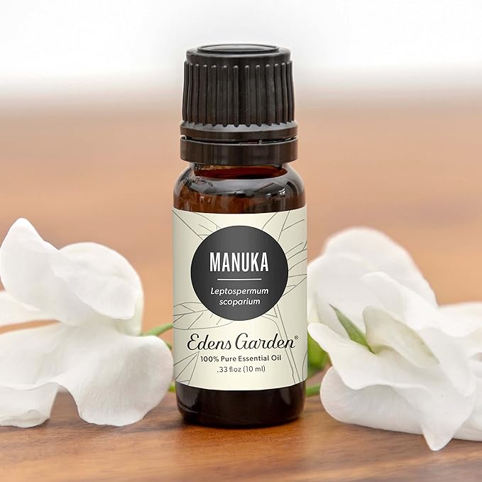 Edens Garden Manuka Essential Oil- 100% Pure Premium Grade, Undiluted, Natural, Therapeutic, Aromatherapy, The Best for Diffuser, Skin, Hair, Kid Safe 10 ml (.33 fl oz) EdensGarden