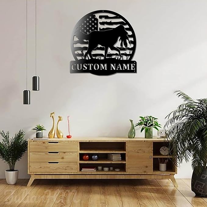 Lovely POD Personalized Metal Sign - Custom Duck Hunting Art With Led Lights, Hunter Name Decor, Home Wall Hanging - Bloomnest