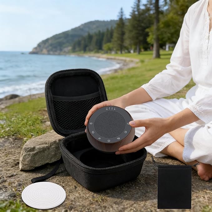 Cordless Automatic Tibetan Singing Bowl,256HZ-432HZ-528HZ 9 Tones 4-Speed Auto-Off Timer,Full Touch Glow Buttons,2000mAh Battery,Deep Ethereal Sound,Yoga,Meditation,Stress Relief (Wooden) Jderv