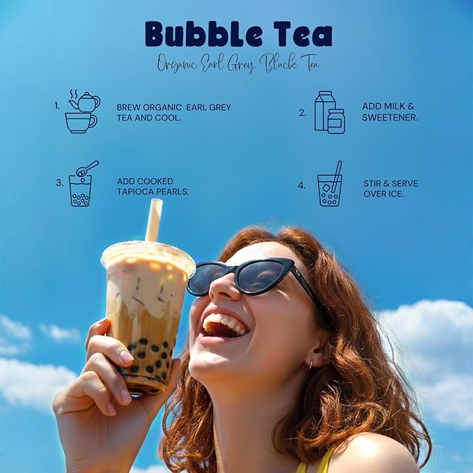 Life Plus Style Gourmet The Secret Garden Organic Earl Grey Black Tea Caffeinated 50 Premium Tea Bags Natural Bergamot Citrus for Antioxidants Support Heart Health Non GMO Gluten Free Eco-Friendly Energizing Hot or Iced Tea - Bloomnest