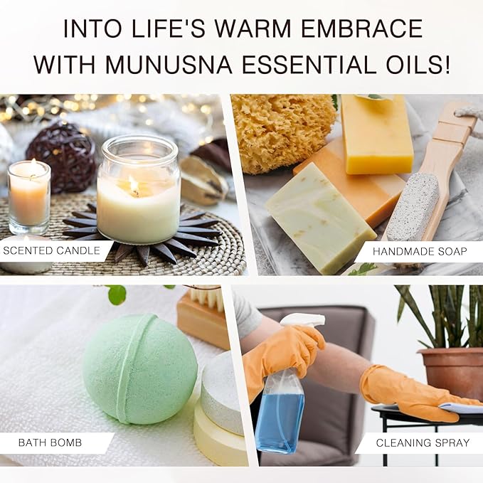 Lemongrass Essential Oil, 100% Natural & Pure Lemongrass Oil 100ML, Premium Grade Essential Oils Aromatherapy Scented Oils for Diffusers, Home Care, Skin, Laundry, Spray, Candle Soap Making - Bloomnest