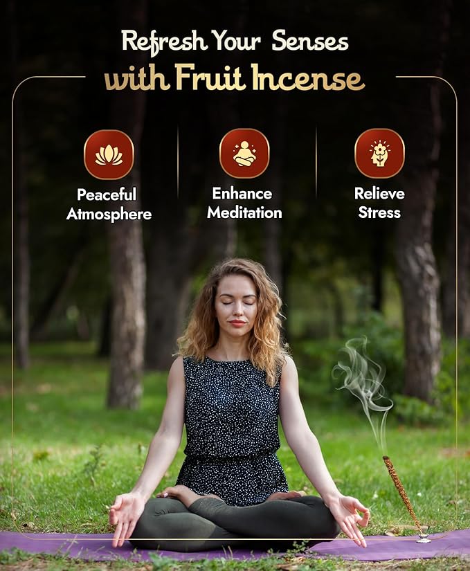 Sagrada Madre 4pcs Wildly Harvested Palo Santo Incense Sticks (Sandalwood), 6.7” Long - Non-Toxic, Aromatic Incense Sticks (50 min Approx. Burning Time) to Heal & Calm Your Body and Environment SagradaMadre