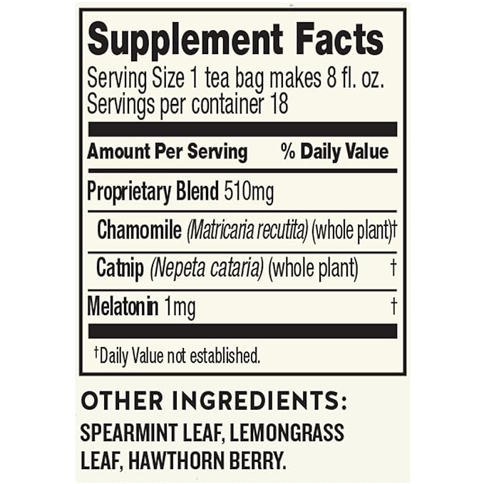 Celestial Seasonings Sleepytime Tea Plus Melatonin, Caffeine Free, Celestial Seasonings Herbal Tea, 18 Bag Box (Pack of 5) - Bloomnest