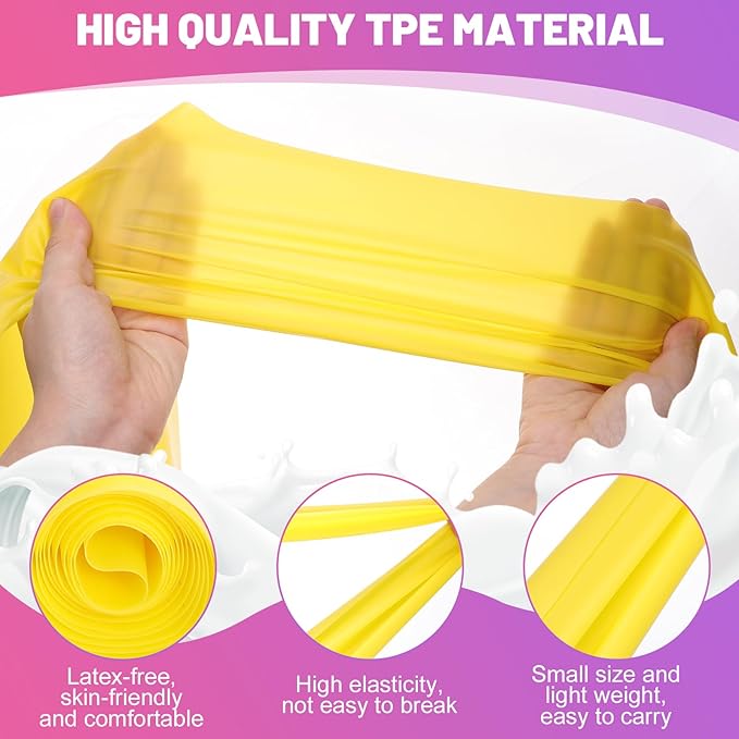 5 Pcs Resistance Bands, Professional Exercise Bands Elastic Stretch Bands for Fitness Yoga Pilates Stretching Strength Training, Workout Bands for Women and Men Home Gym - Bloomnest