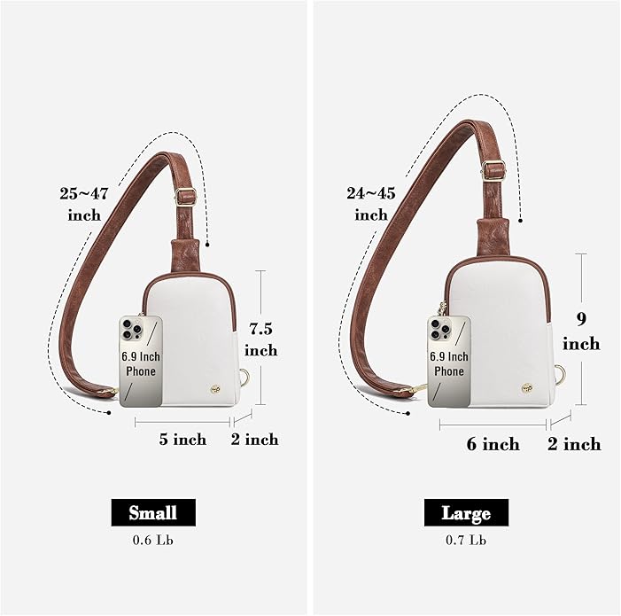 INICAT Small Sling Bag for Women Everyday & Travel Crossbody Bags Lightweight Cross Body Purses Vegan Leather - Bloomnest
