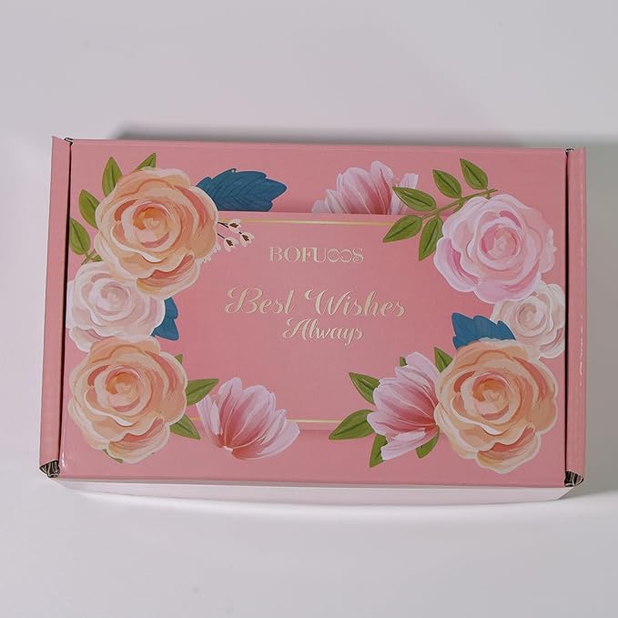 Christmas Gifts for Women - Stocking Stuffers for Women, Luxurious Self Care Relaxation, White Elephant, Birthday, Valentines Day Gift Ideas for Her, Wife, Mom, Unique Pink Beauty Gift Set - Bloomnest