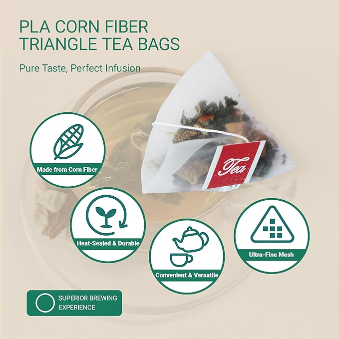 ADMIRINGAZELAND Chicory & Gardenia Tea with Mulberry Leaf, 30 Count - Pyramid Teabags, 6 Ingredients - Lily Bulb, Poria, Kudzu Root - Chinese Herbal Blend, Night Harmony Tea, 4.2 oz