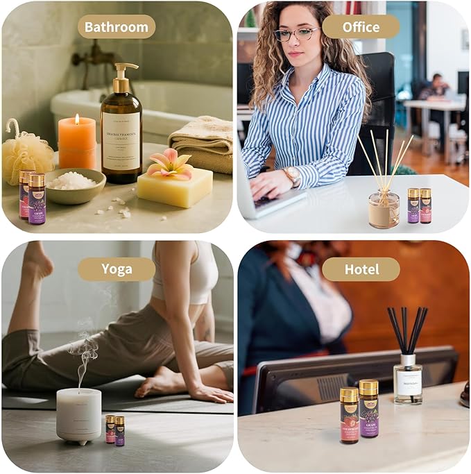 80 Pcs Pure Essential Oils for Diffusers for Home, Skin, Candle and Soap Making, 80 Scents - Tea Tree, Lavender, Lemon, Peppermint, Eucalyptus, Cinnamon, Rose and More, Aromatherapy Oils(80 * 5ML) - Bloomnest