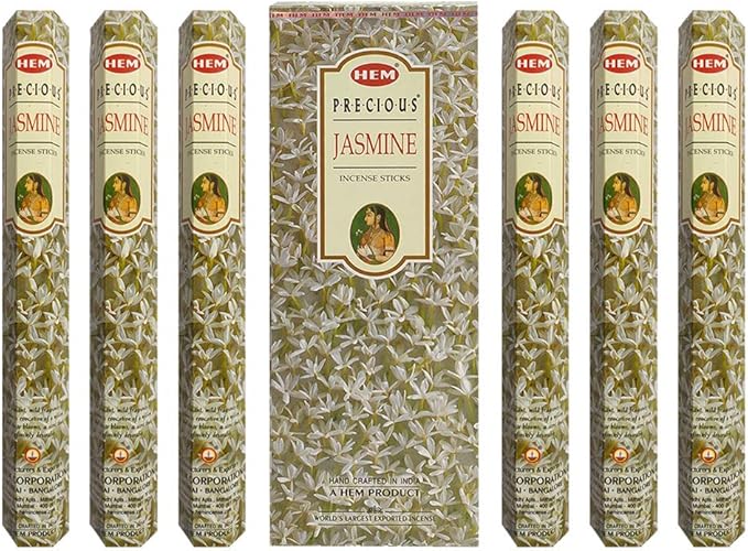 Precious Jasmine Incense Sticks and Incense Stick Holder Bundle Insence Insense Hem Incense Sticks TRUMIRI