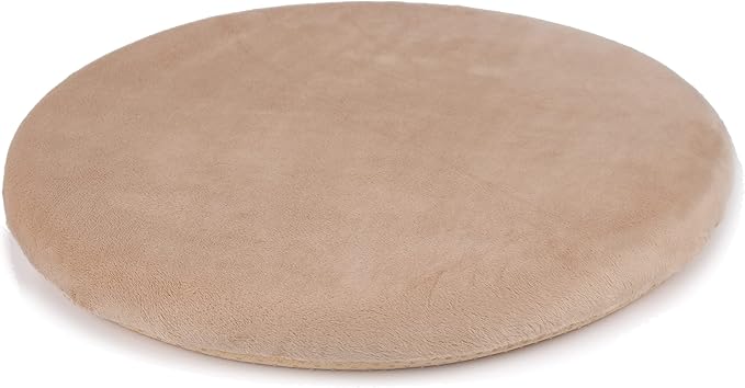 Sigmat 15" Round Seat Cushion, Memory Foam Stool Cushion for Stool Chair Khaki - Bloomnest