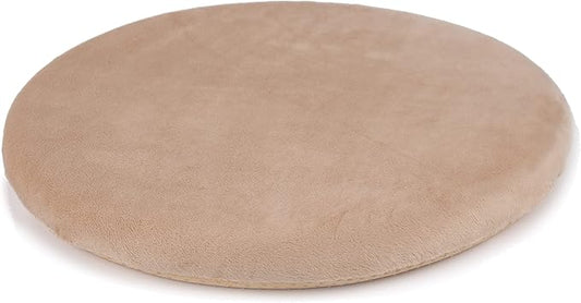 Sigmat 15" Round Seat Cushion, Memory Foam Stool Cushion for Stool Chair Khaki - Bloomnest