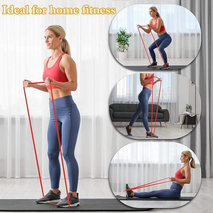 8 Pcs Resistance Bands Pull up Bands Pull up Assistance Bands Exercise Workout Bands for Working Out Muscle Training Physical Therapy Muscle Training Men and Women - Bloomnest