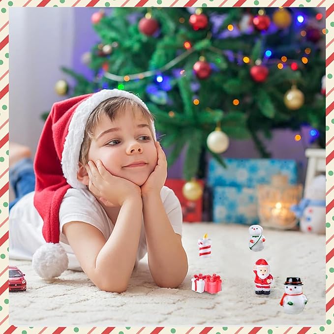 20-Pack Bath Balls with Surprises, Twenty Christmas Toys Inside, Natural Handmade Bubble Ball Set - Bloomnest
