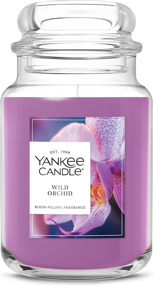 Yankee Candle Wild Orchid Scented Candle, 22oz Large Jar with up to 150 Hour Burn Time, Giftable - Bloomnest
