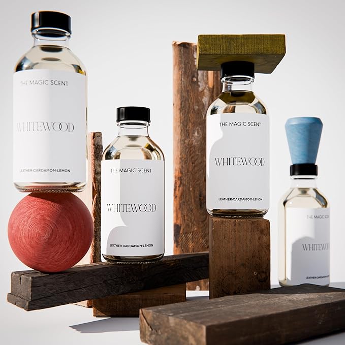 The Magic Scent Whitewood Diffuser Oil - Hotel & Home Luxury Scents Inspired by 1 Hotel Miami Beach, Compare to My Way Diffuser Oil Scents for Home, Designed for Use in All Diffusers - 4 fl oz, 120 mL - Bloomnest