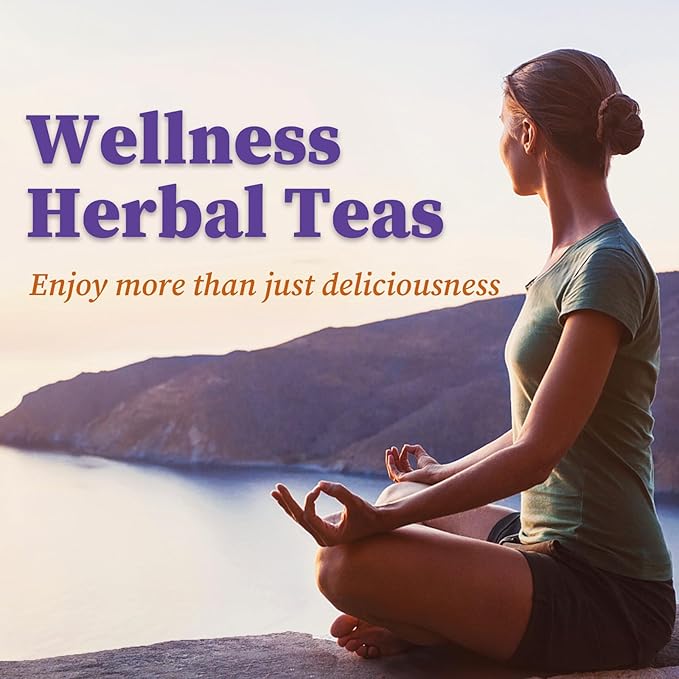 FullChea - Lavender Tea Bags, 50 Teabags - Pure Lavender Flowers for Relaxation - Caffeine-Free Floral Tea for Sleep & Wellness - Bloomnest