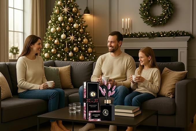 Black Reed Diffusers for Home | Premium Long-Lasting Fragrance Diffuser | Reed Diffuser Sticks in Oil Set | Smells Good in Bathroom & Office | Black, Spice Fragrance Oils Scent (5 oz) - Bloomnest