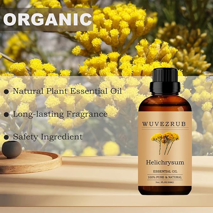 Helichrysum Essential Oils, 30ML Pure and Natural Essential Oil for Aromatherapy Diffuser - Helichrysum /1 Fl Oz - Bloomnest