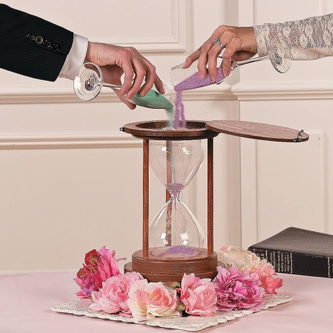 HappyFiller Light Purple Sand Fine Unity Sand with Storage Container for Wedding Ceremony,Art Crafts,Decorative Vase Fillers,Candle Holder,Home Decoration,28 OZ - Bloomnest