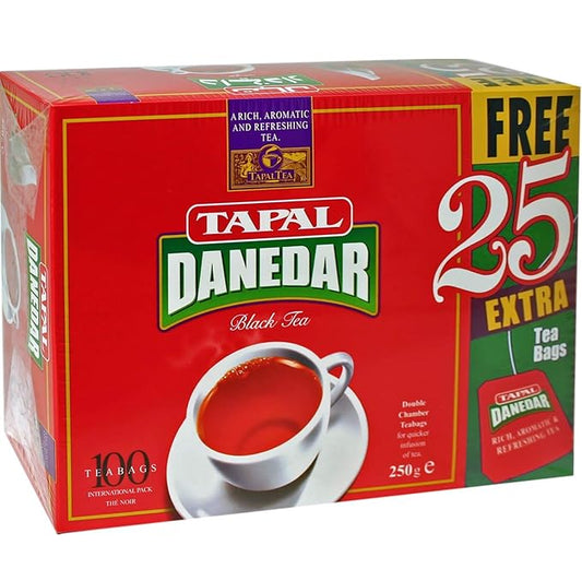 Tapal, Danedar Black Tea, 100 Tea Bags - Bloomnest