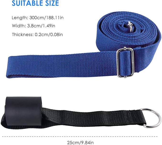 Leg Stretcher, Door Flexibility & Stretching Leg Strap - Great for Ballet Cheer Dance Gymnastics or Any Sport Leg Stretcher Door Flexibility Trainer Premium Stretching Equipment - Bloomnest