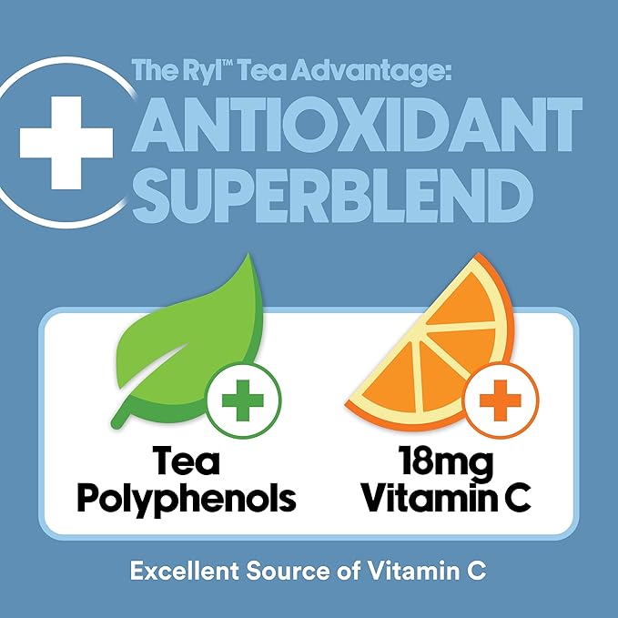 Ryl Iced Tea, Wallen's Sweet Tea, Antioxidant Superblend, No Artificial Ingredients, 16.0 Fl Oz (12-Pack) - Bloomnest