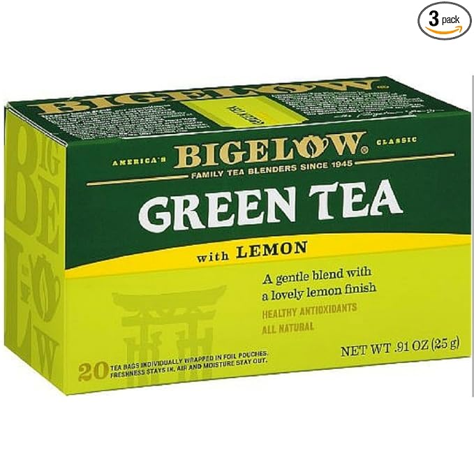 Bigelow Tea Grn Lemon 20bg (Pack of 3) - Bloomnest
